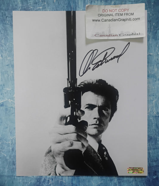 Clint Eastwood Hand Signed Autograph 8x10 Photo COA