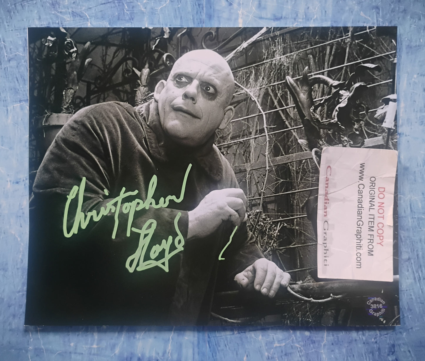 Christopher Lloyd Hand Signed Autograph 8x10 Photo COA Addams Family