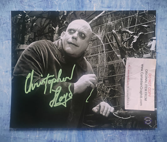 Christopher Lloyd Hand Signed Autograph 8x10 Photo COA Addams Family