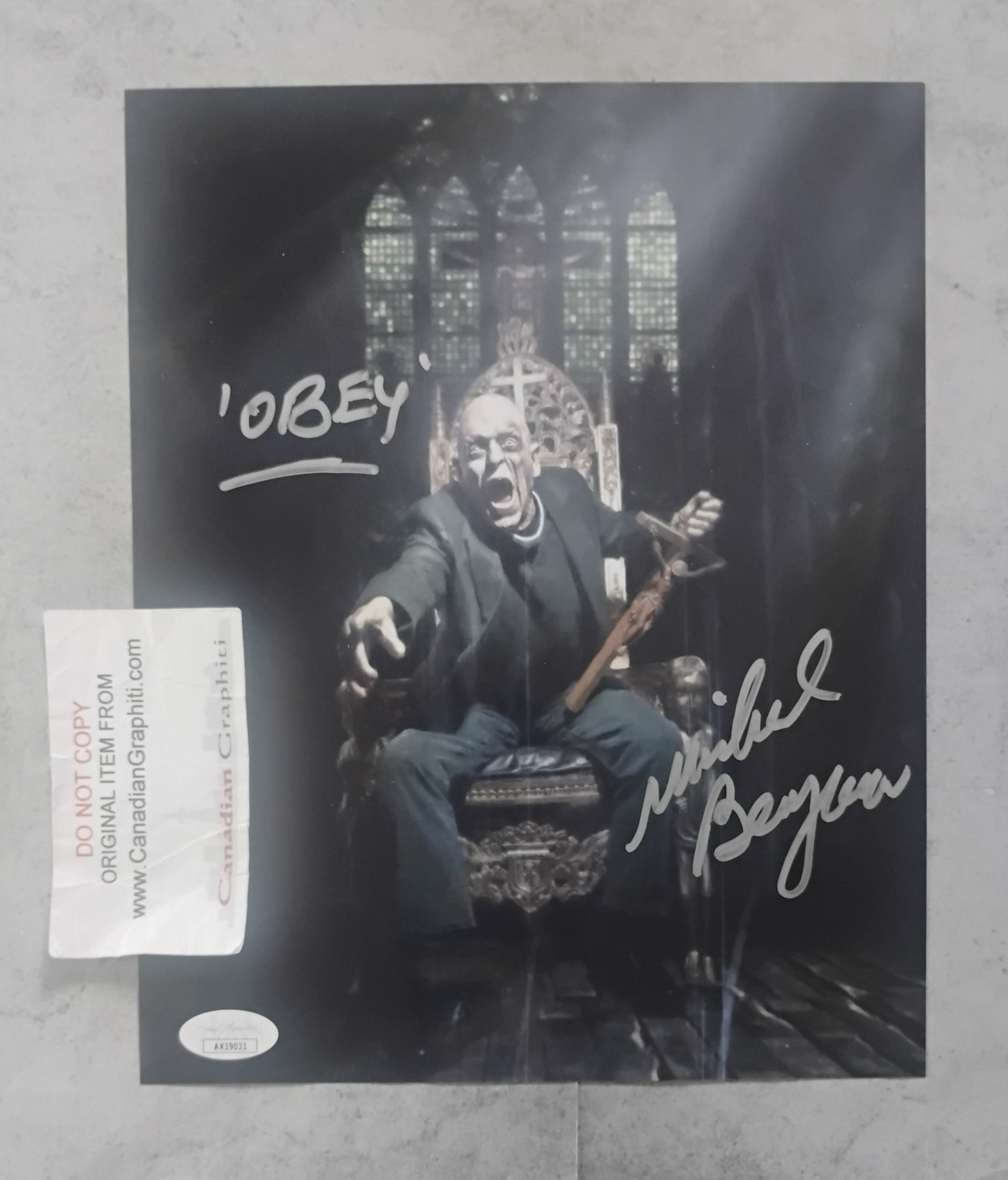 Michael Berryman Hand Signed Autograph 8x10 Photo JSA COA