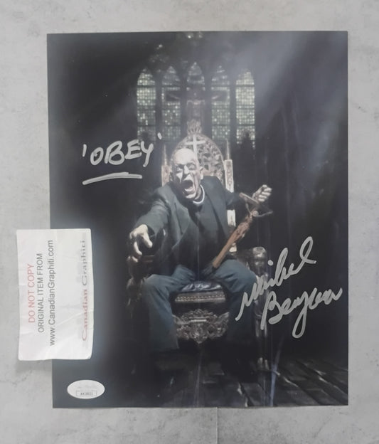 Michael Berryman Hand Signed Autograph 8x10 Photo JSA COA