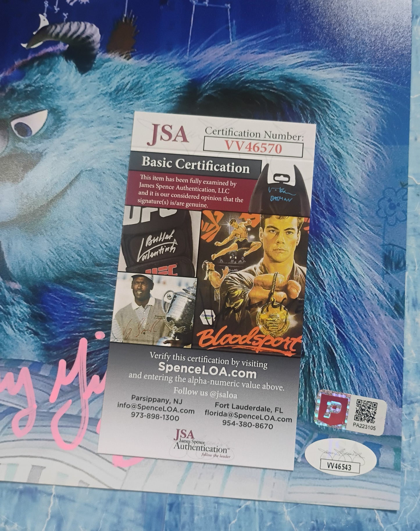 Mary Gibbs Hand Signed Autograph 8x10 Photo JSA COA Monsters Inc