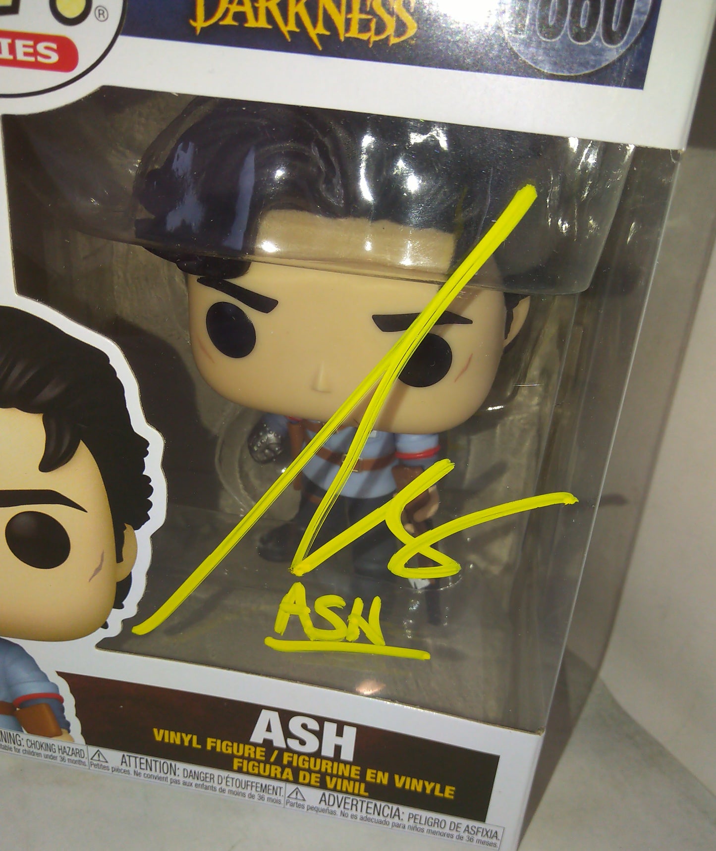 Bruce Campbell Hand Signed Autograph Ash Funko Pop COA Army Of Darkness