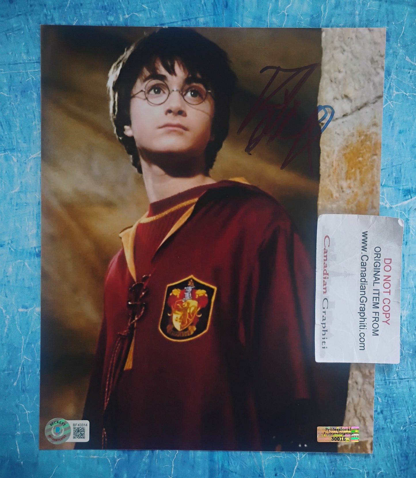 Daniel Radcliffe Hand Signed Autograph 8x10 Photo BAS COA Harry Potter