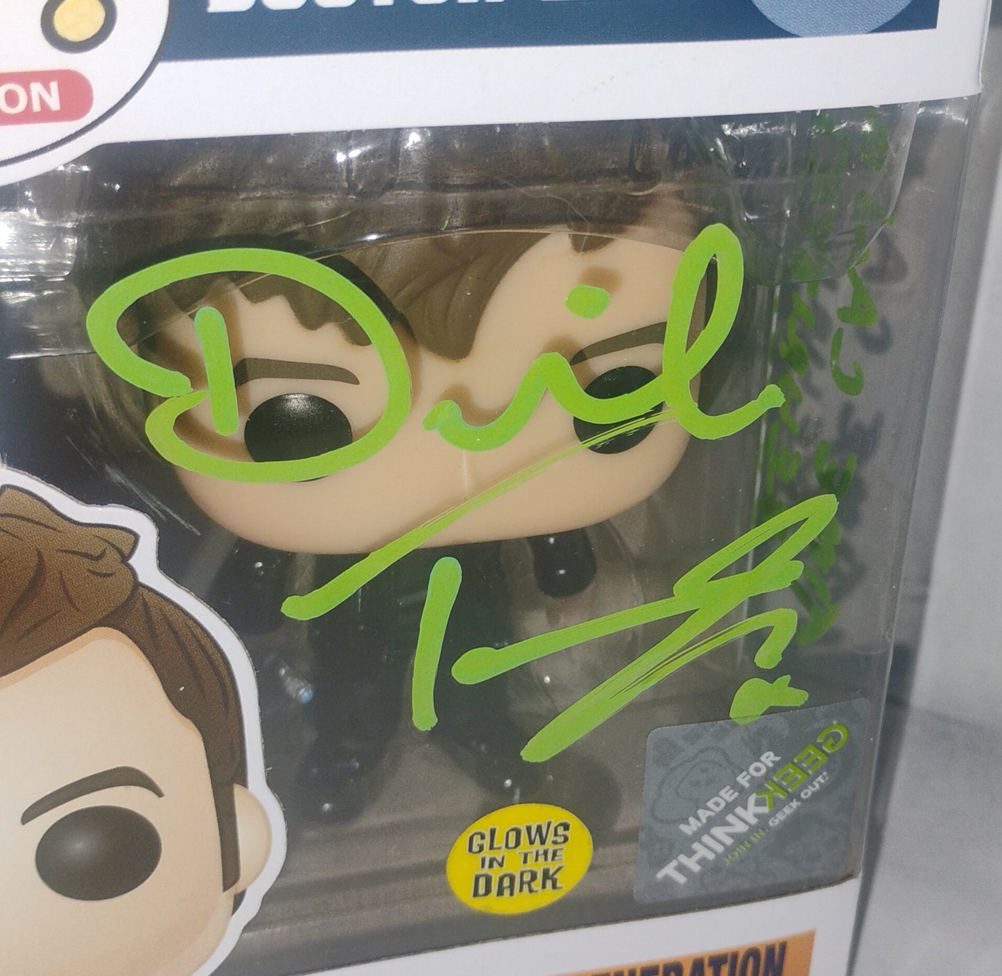 David Tennant Hand Signed Autograph Doctor Who Funko Pop COA
