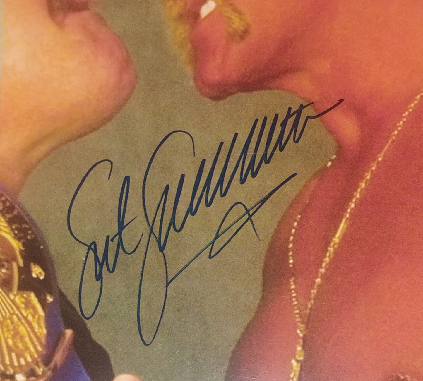 Sgt Slaughter Robert Remus Hand Signed Autograph 11x17 Photo COA WrestleMania