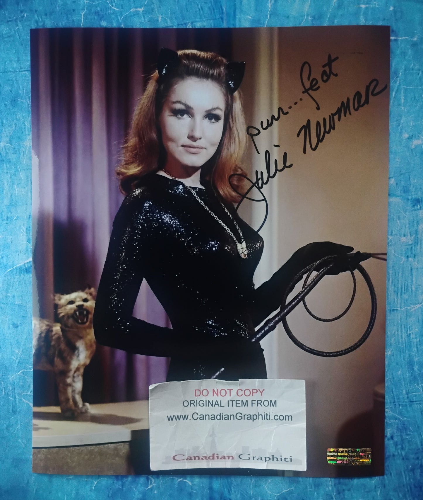 Julie Newmar Hand Signed Autograph 8x10 Photo COA Catwoman
