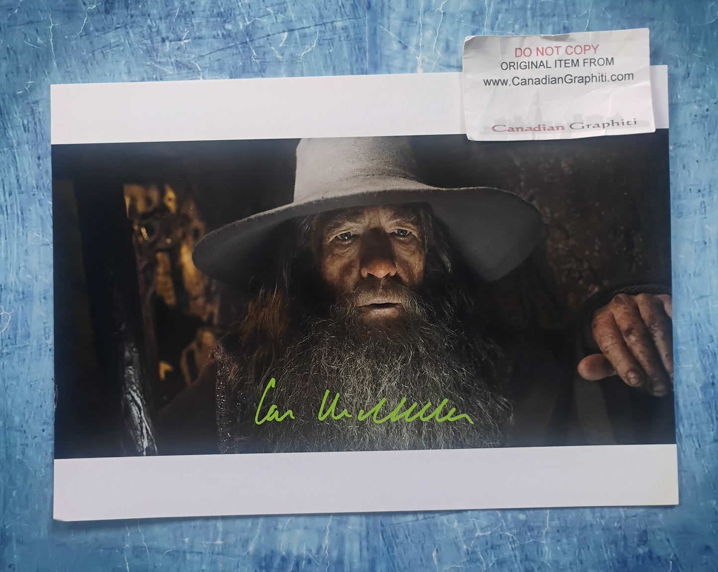 Ian McKellen Hand Signed Autograph Photo COA Lord Of The Rings