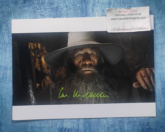 Ian McKellen Hand Signed Autograph Photo COA Lord Of The Rings
