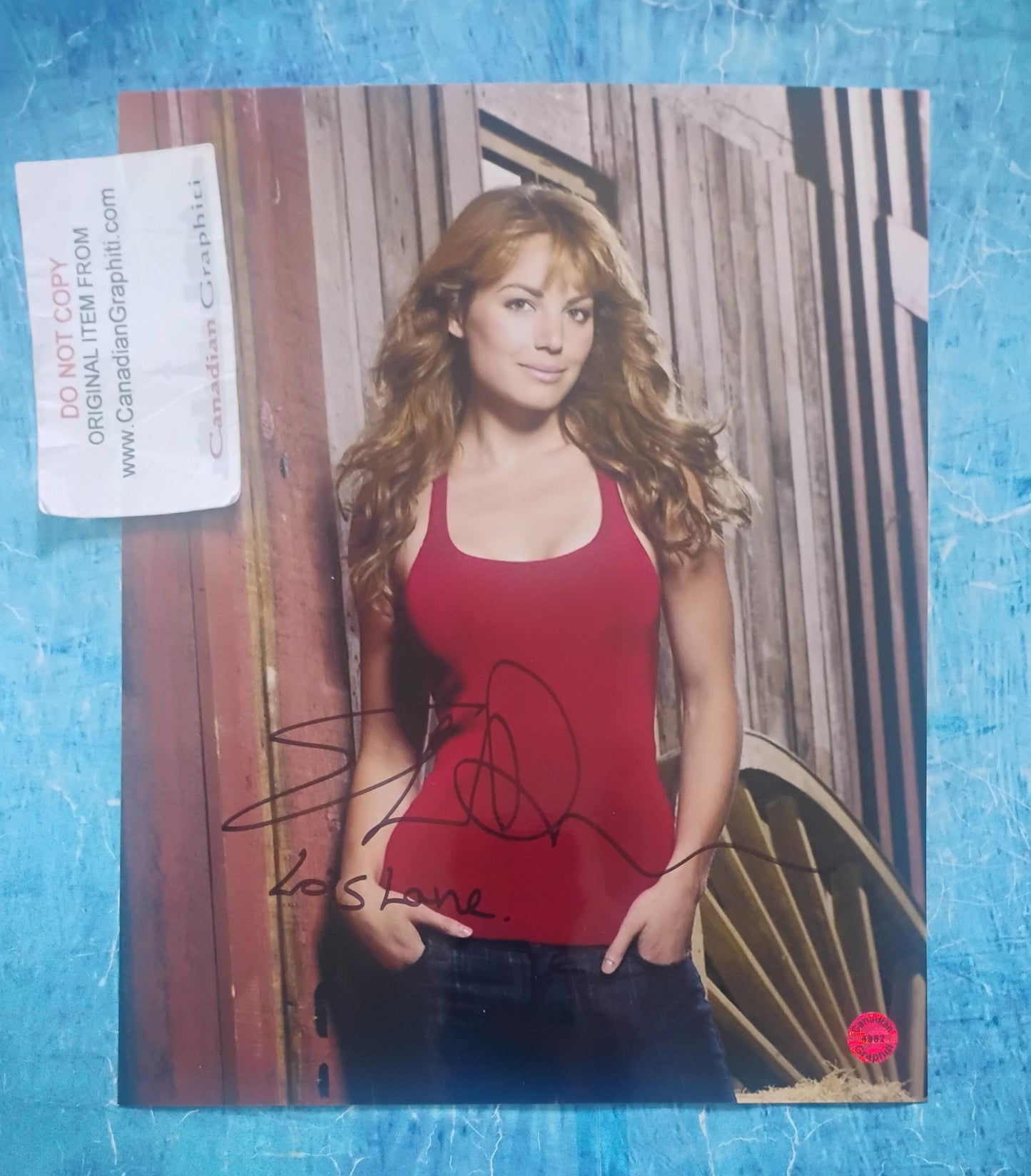 Erica Durance Hand Signed Autograph 8x10 Photo OPix COA Smallville