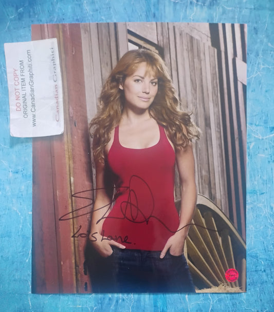 Erica Durance Hand Signed Autograph 8x10 Photo OPix COA Smallville