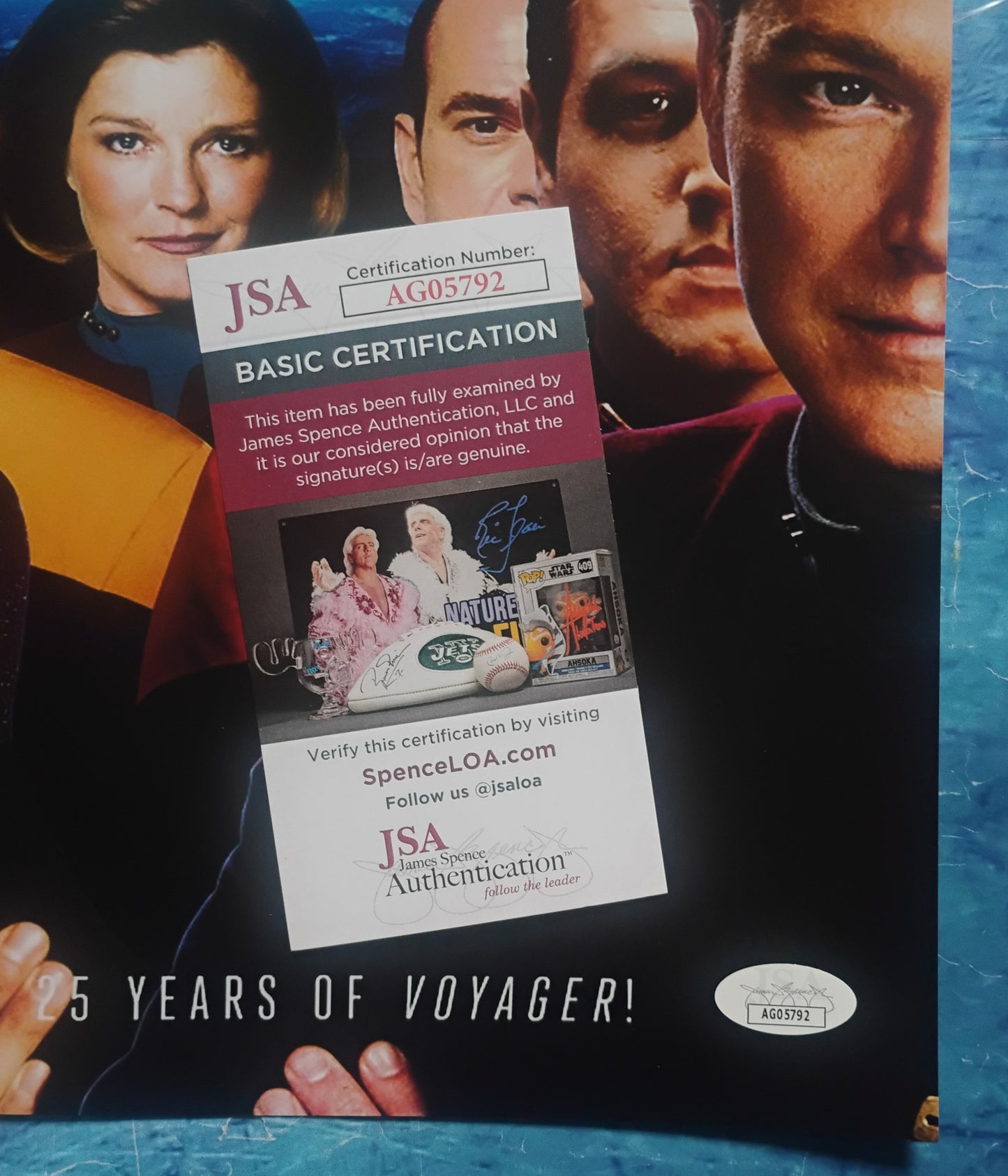 Tim Russ Hand Signed Autograph 11x14 Photo JSA COA Star Trek
