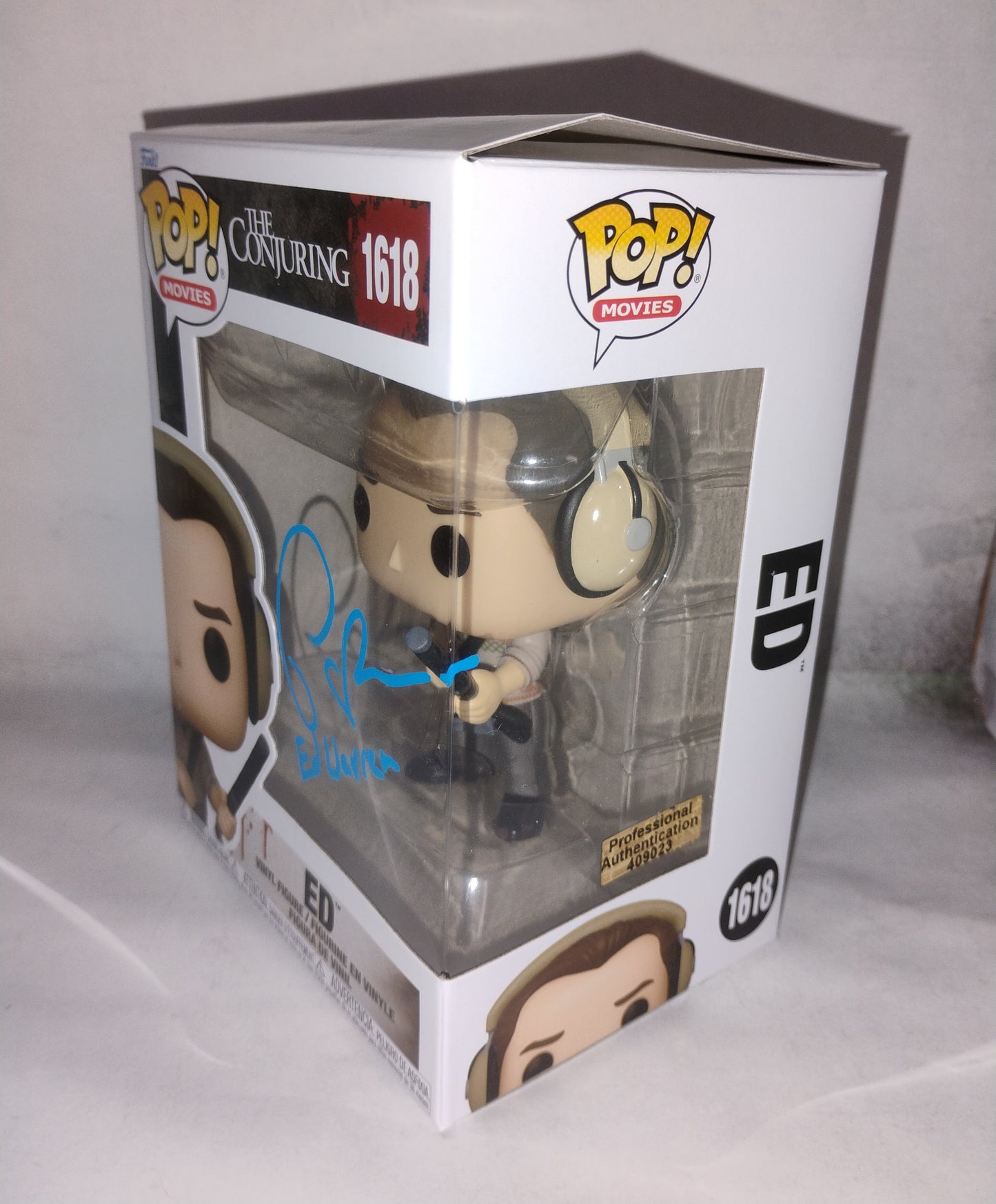 Patrick Wilson Hand Signed Autograph Funko Pop COA Ed Warren The Conjuring