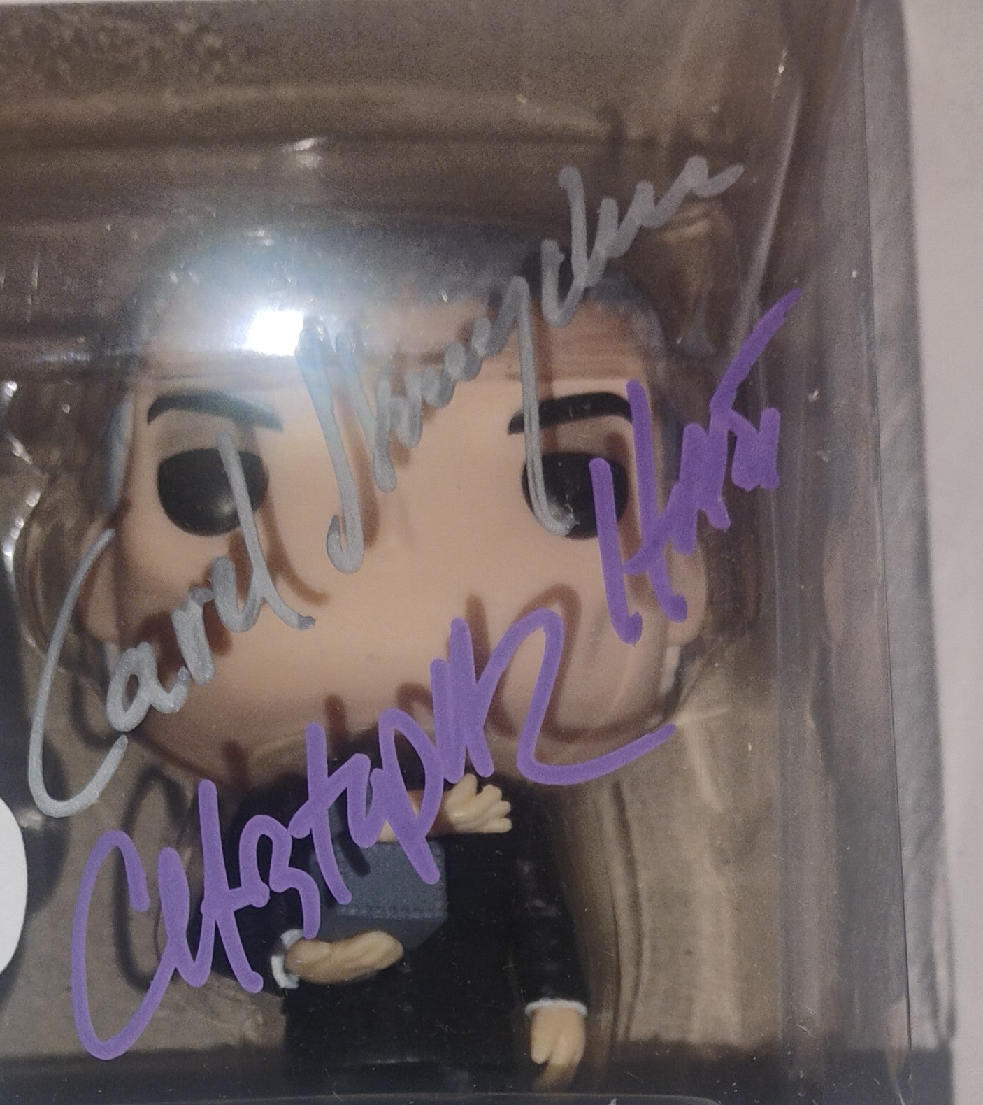 Carel Struycken & Christopher Hart Hand Signed Autograph Addams Family Funko Pop JSA COA