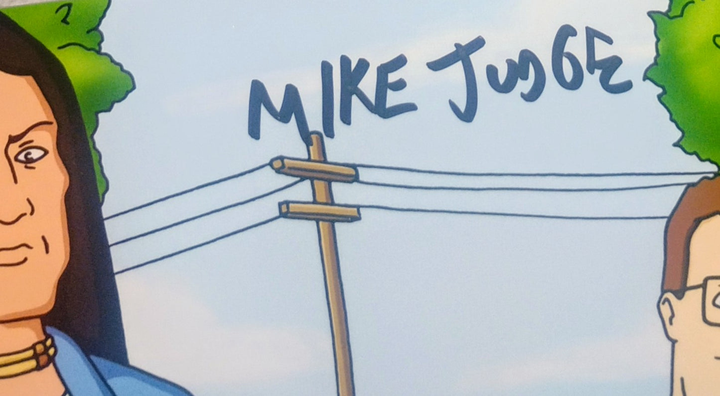 Mike Judge & Jonathan Joss Hand Signed Autograph 8x10 Photo COA King Of The Hill