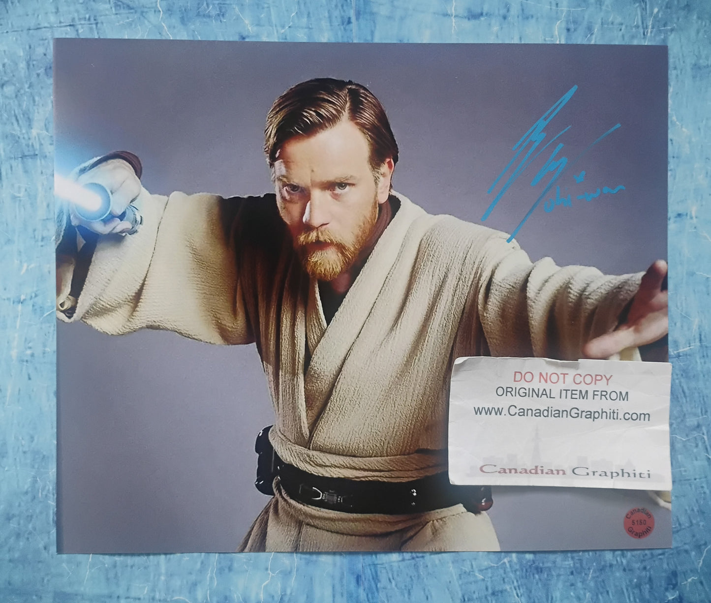 Ewan McGregor Hand Signed Autograph 8x10 Photo COA Star Wars