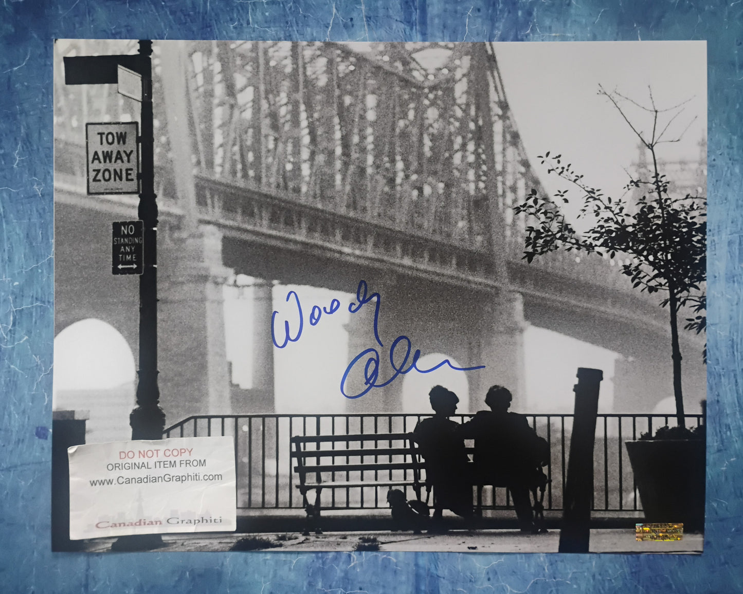 Woody Allen Hand Signed Autograph 11x14 Photo COA Manhattan