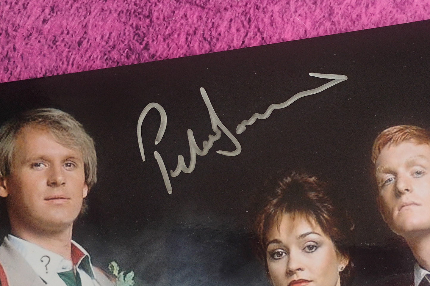 Peter Davison & Mark Strickson Hand Signed Autograph 8x10 Photo COA Doctor Who