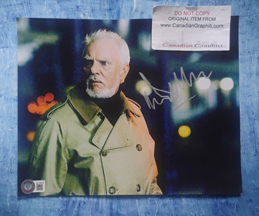 Malcolm McDowell Hand Signed Autograph 8x10 Photo BAS COA