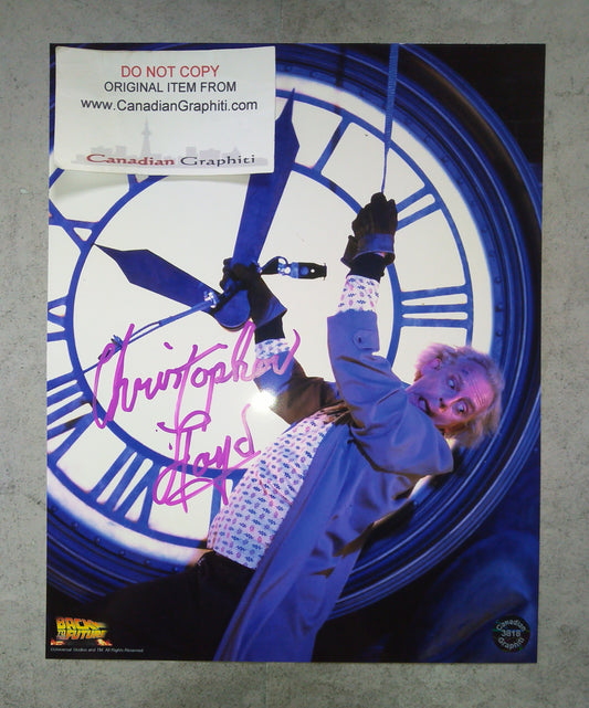 Christopher Lloyd Hand Signed Autograph 8x10 Photo COA + OPix Back To The Future