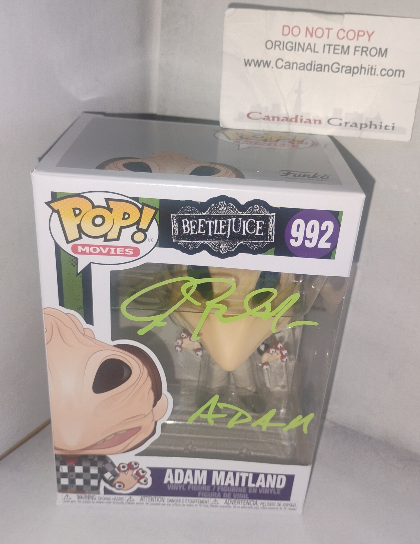Alec Baldwin Hand Signed Autograph Beetlejuice Funko Pop COA