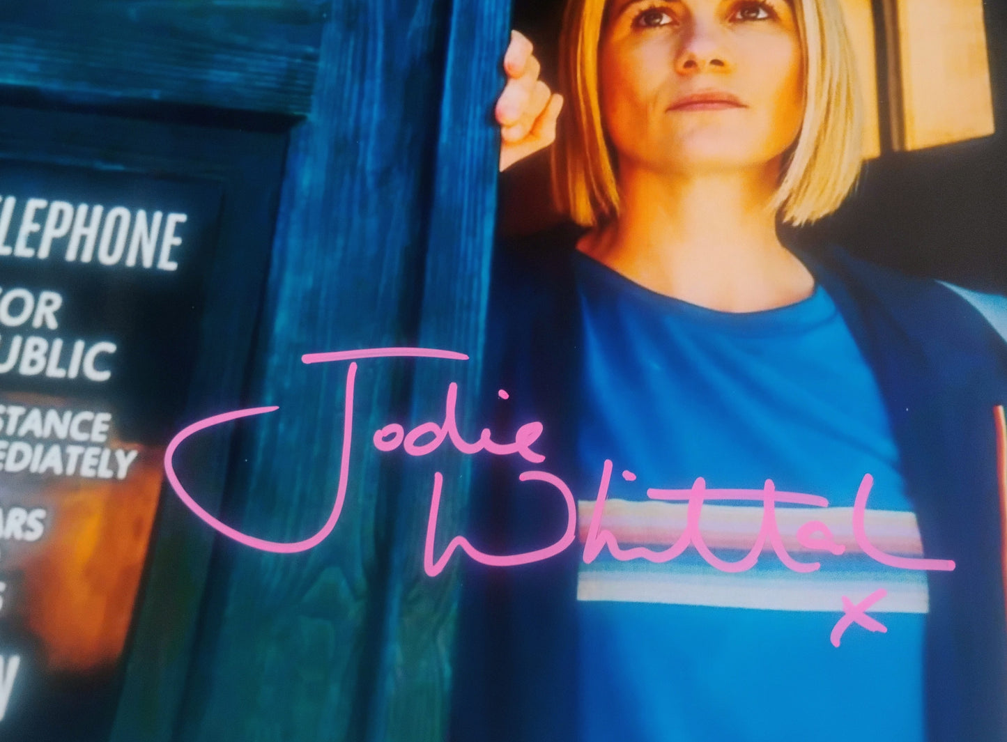 Jodie Whittaker Hand Signed Autograph 8x10 Photo COA Doctor Who