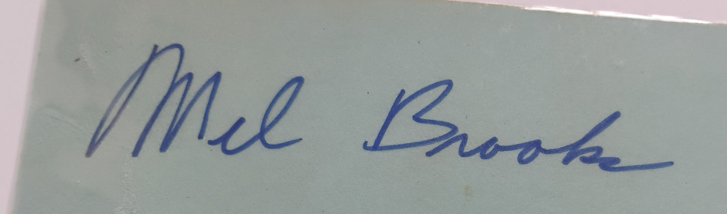 Mel Brooks Hand Signed Autograph Index Card JSA COA