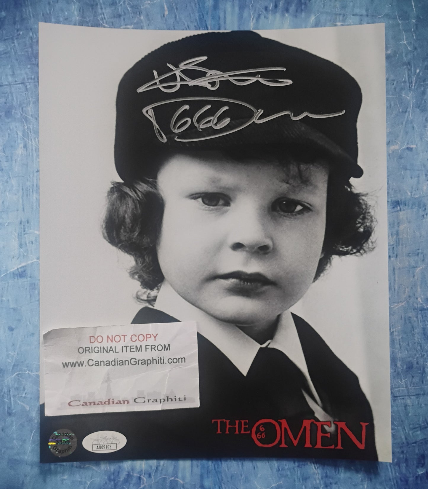 Harvey Stephens Hand Signed Autograph 8x10 Photo JSA COA The Omen