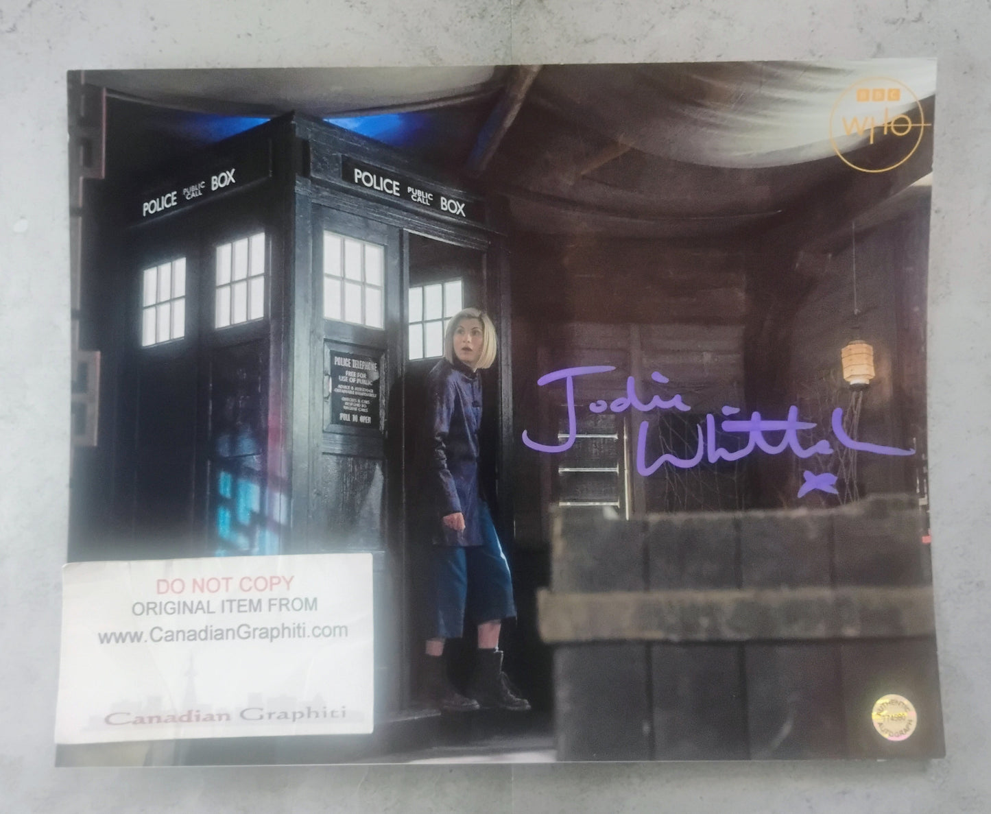 Jodie Whittaker Hand Signed Autograph 8x10 Photo COA Doctor Who