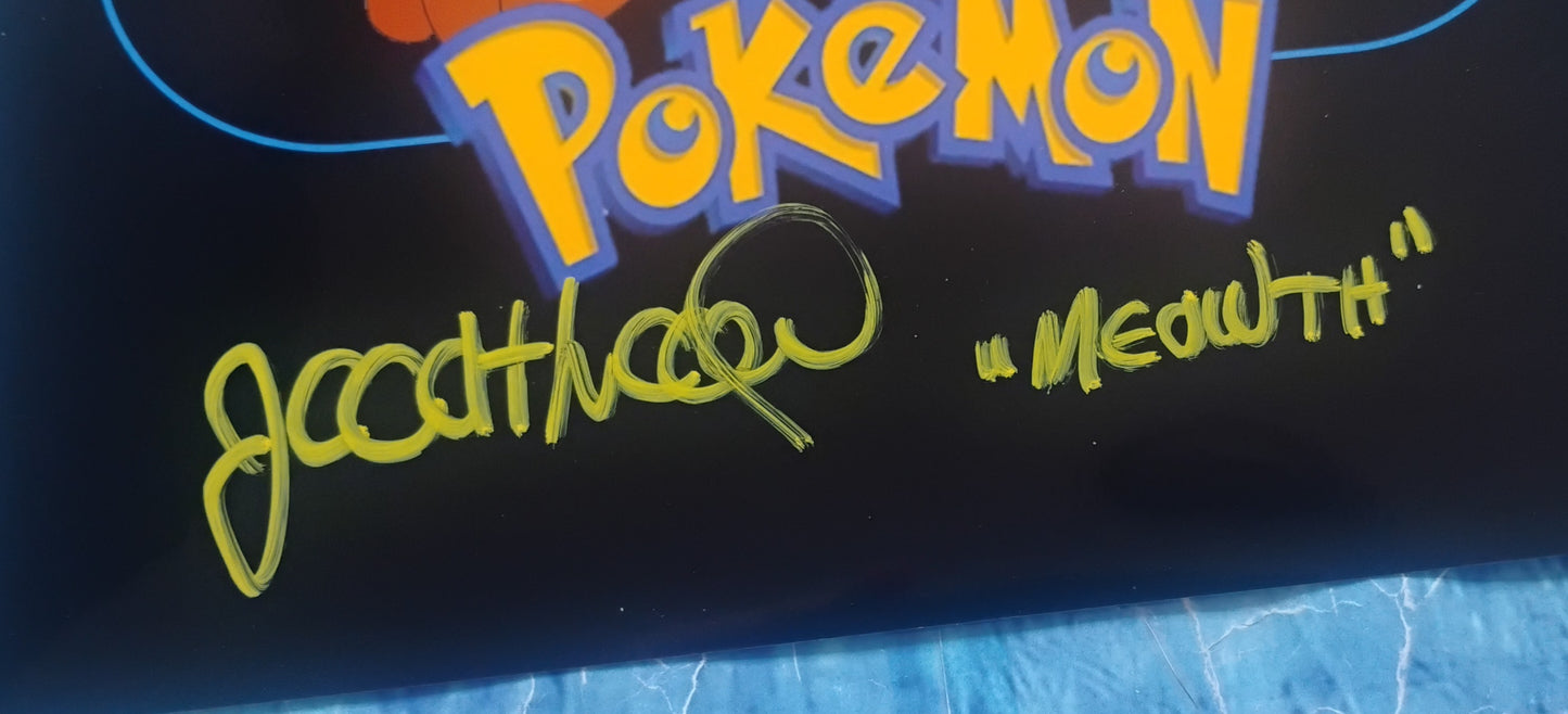 James Carter Cathcart Hand Signed Autograph 8x10 Photo COA Pokemon