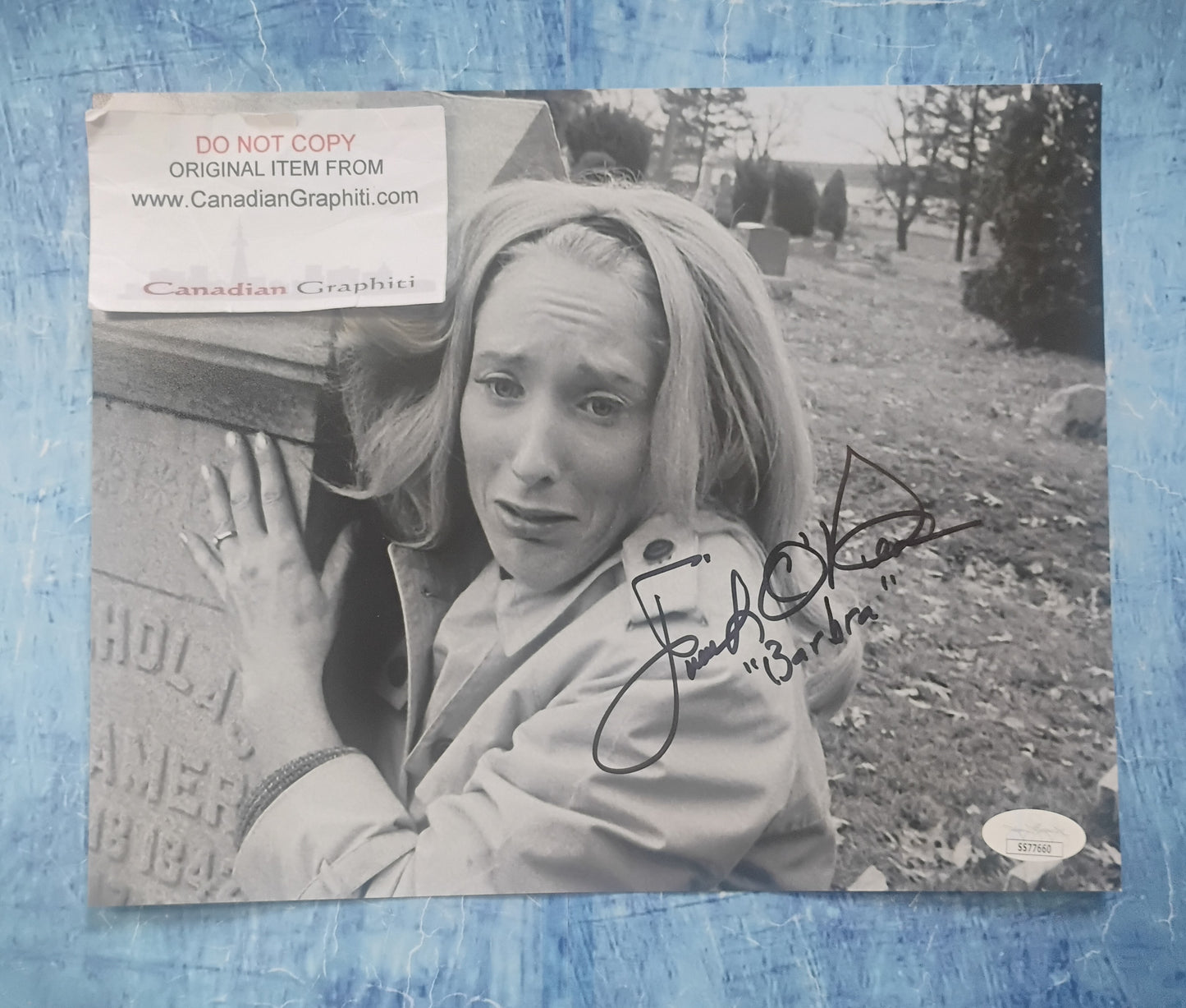 Judith O'Dea Hand Signed Autograph 8x10 Photo JSA COA Night Of The Living Dead