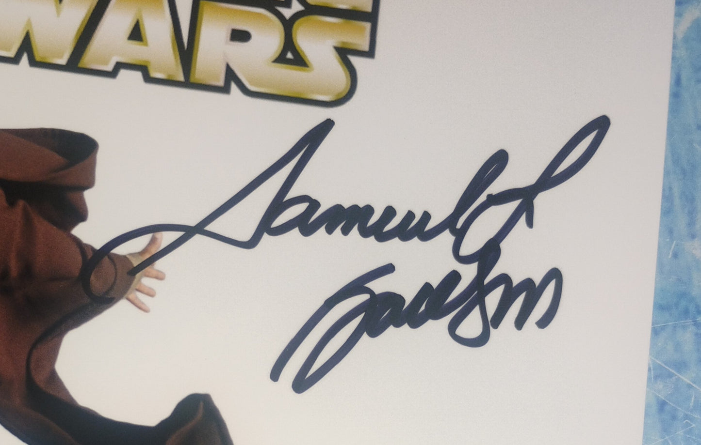 Samuel L Jackson Hand Signed Autograph Photo COA Star Wars