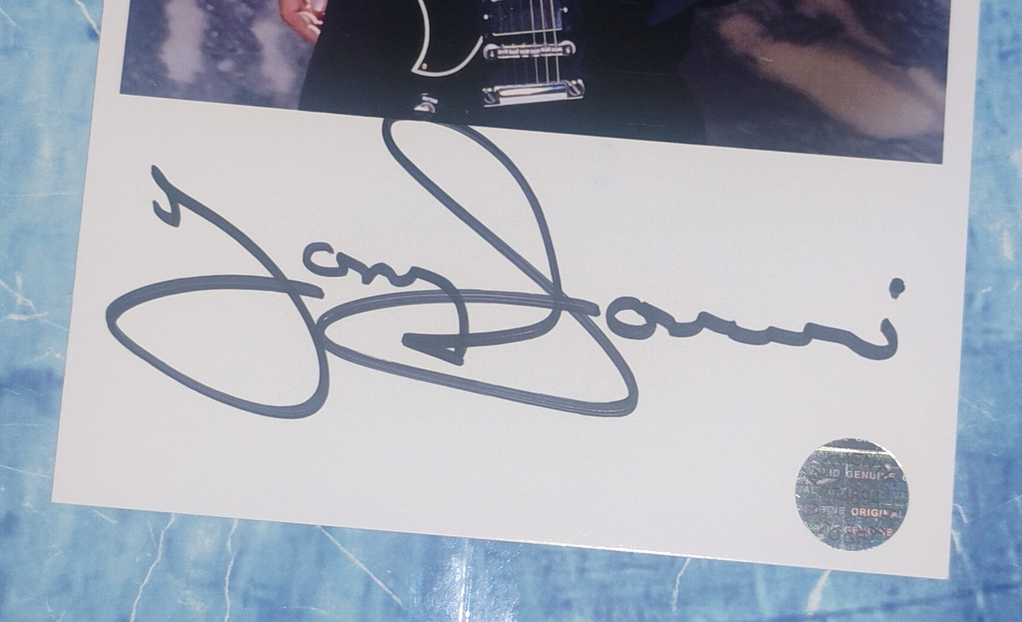 Tony Iommi Hand Signed Autograph Photo COA Black Sabbath