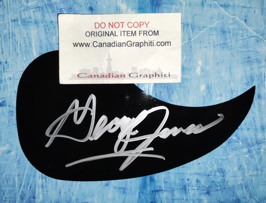 George Jones Hand Signed Autograph Guitar Pick Guard COA