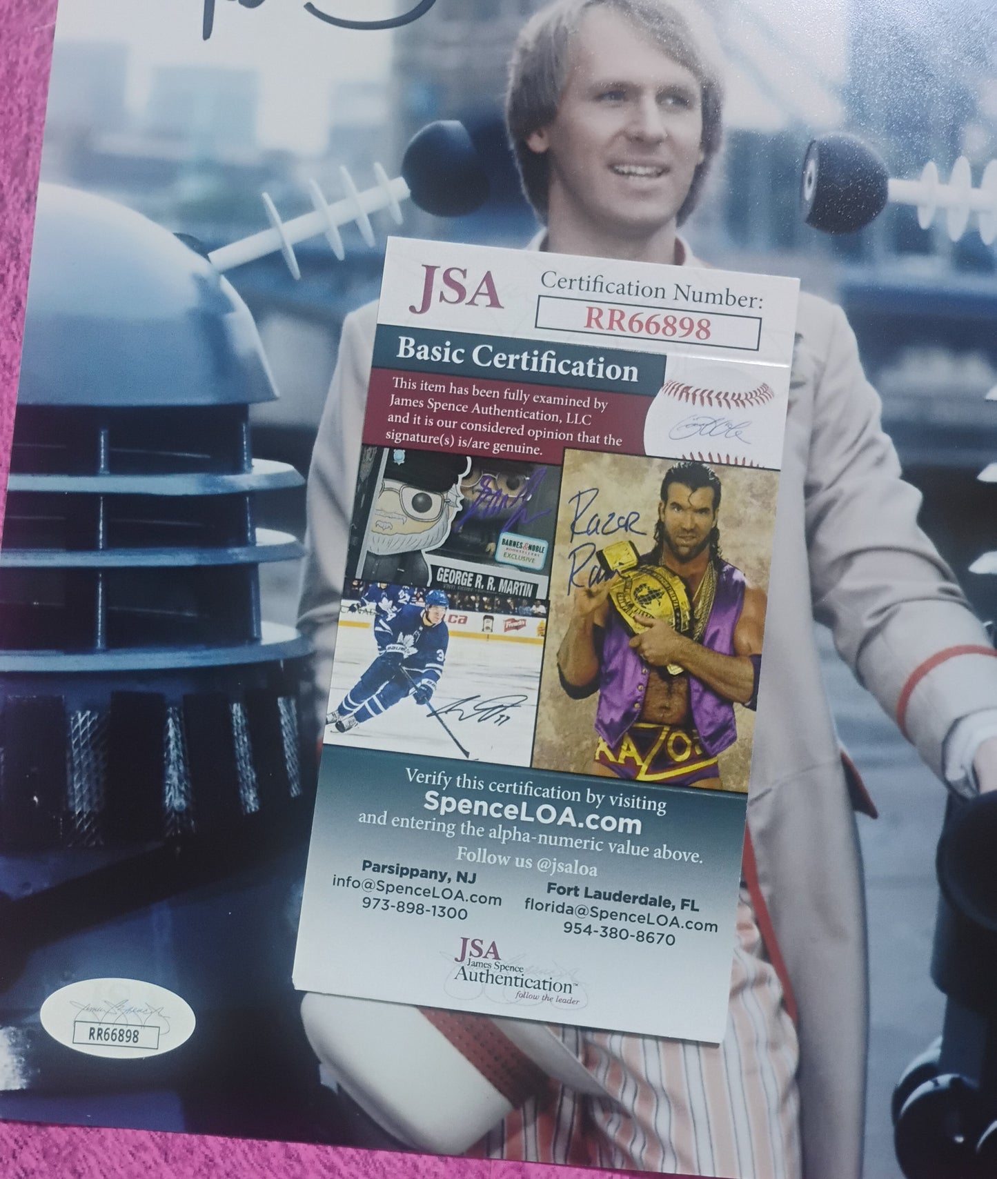 Peter Davison Hand Signed Autograph 8x10 Photo JSA COA Doctor Who