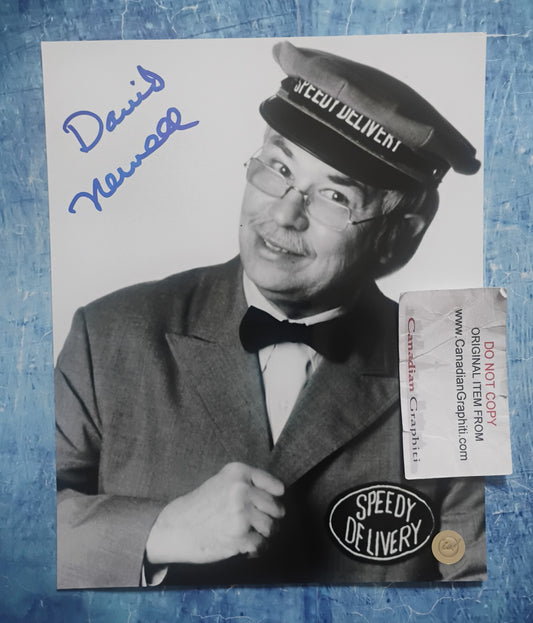 David Newell Hand Signed Autograph 8x10 Photo COA Mister Rogers