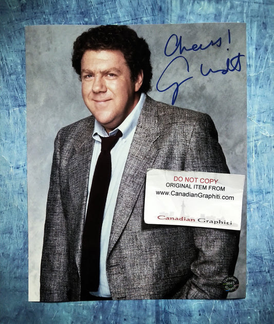 George Wendt Hand Signed Autograph 8x10 Photo COA Cheers