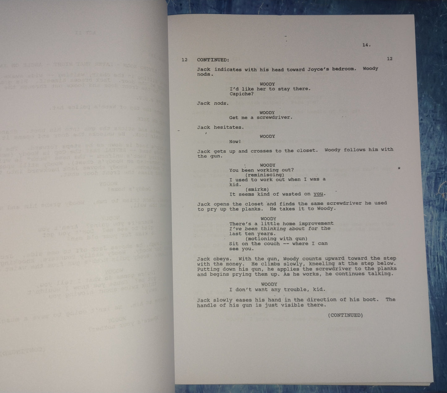 Robert Englund Hand Signed Autograph Freddy's Nightmares Script COA