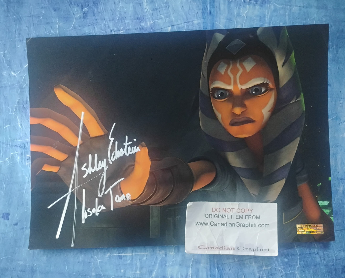 Ashley Eckstein Hand Signed Autograph Photo COA Star Wars Clone Wars