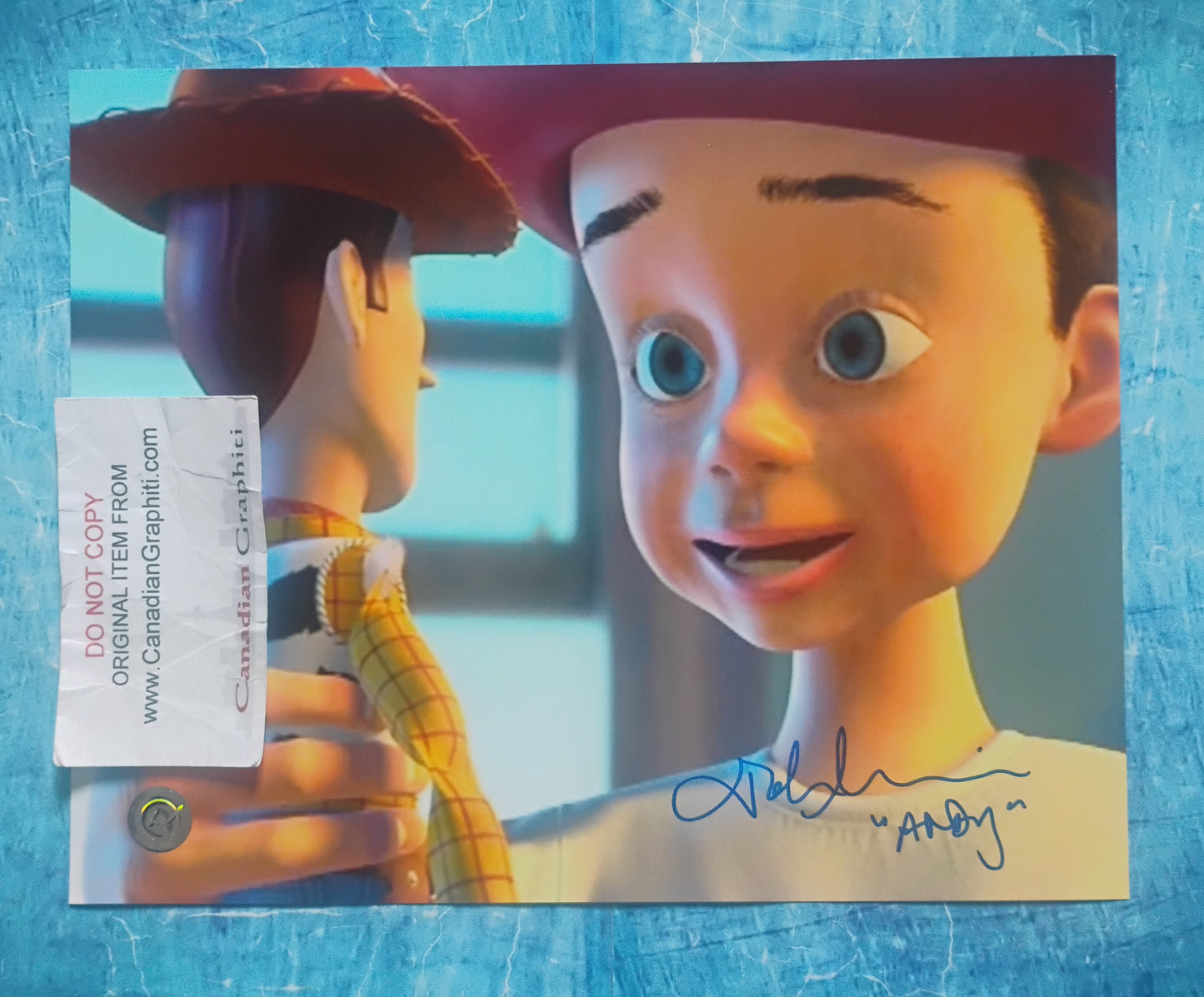 John Morris Hand Signed Autograph 8x10 Photo COA Toy Story