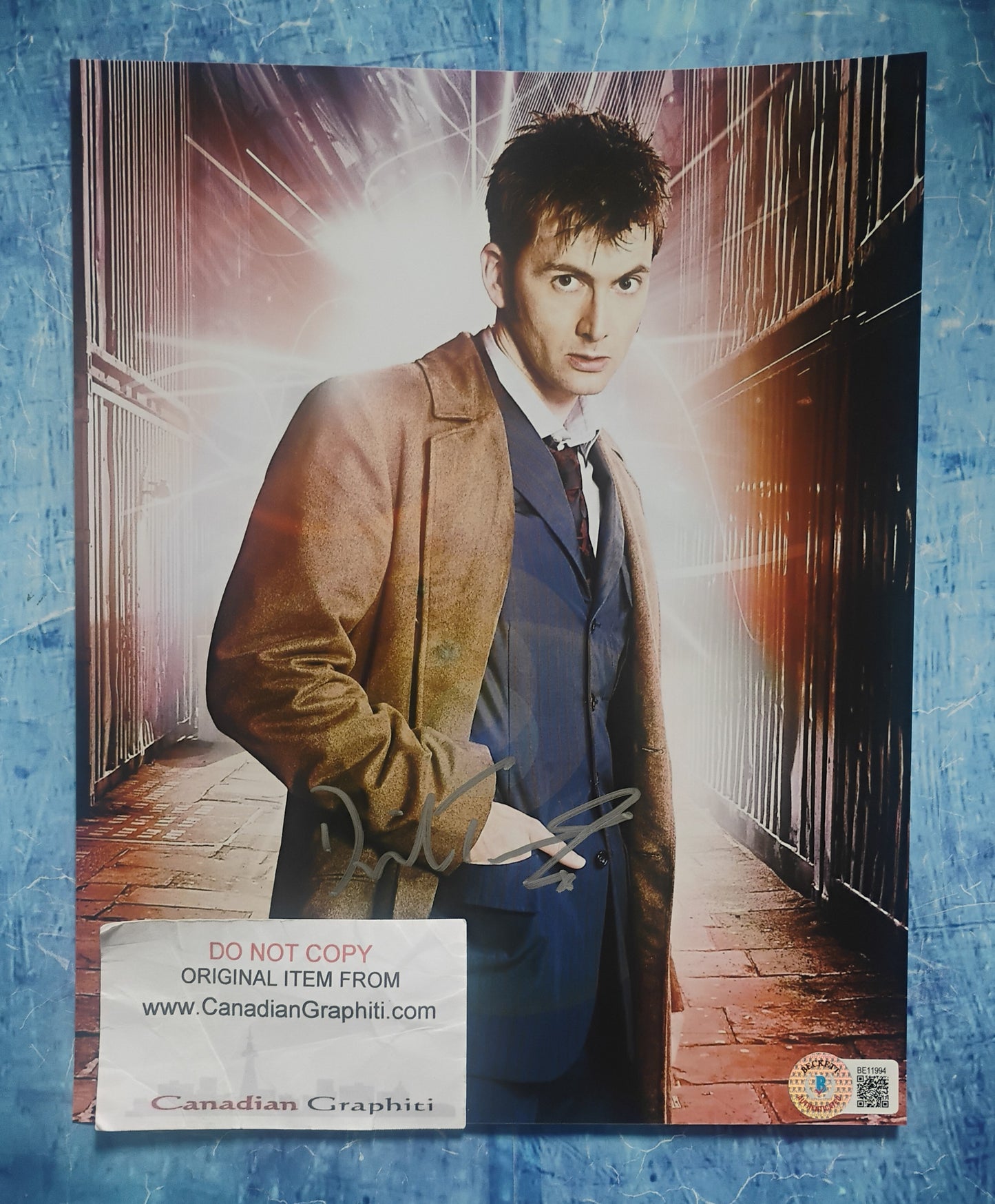David Tennant Hand Signed Autograph 8x10 Photo BAS COA Doctor Who