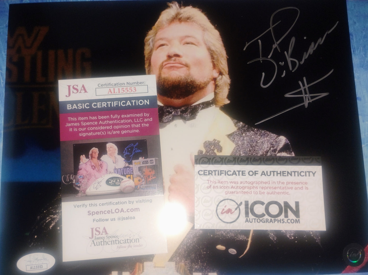Ted DiBiase Hand Signed Autograph 8x10 Photo JSA COA