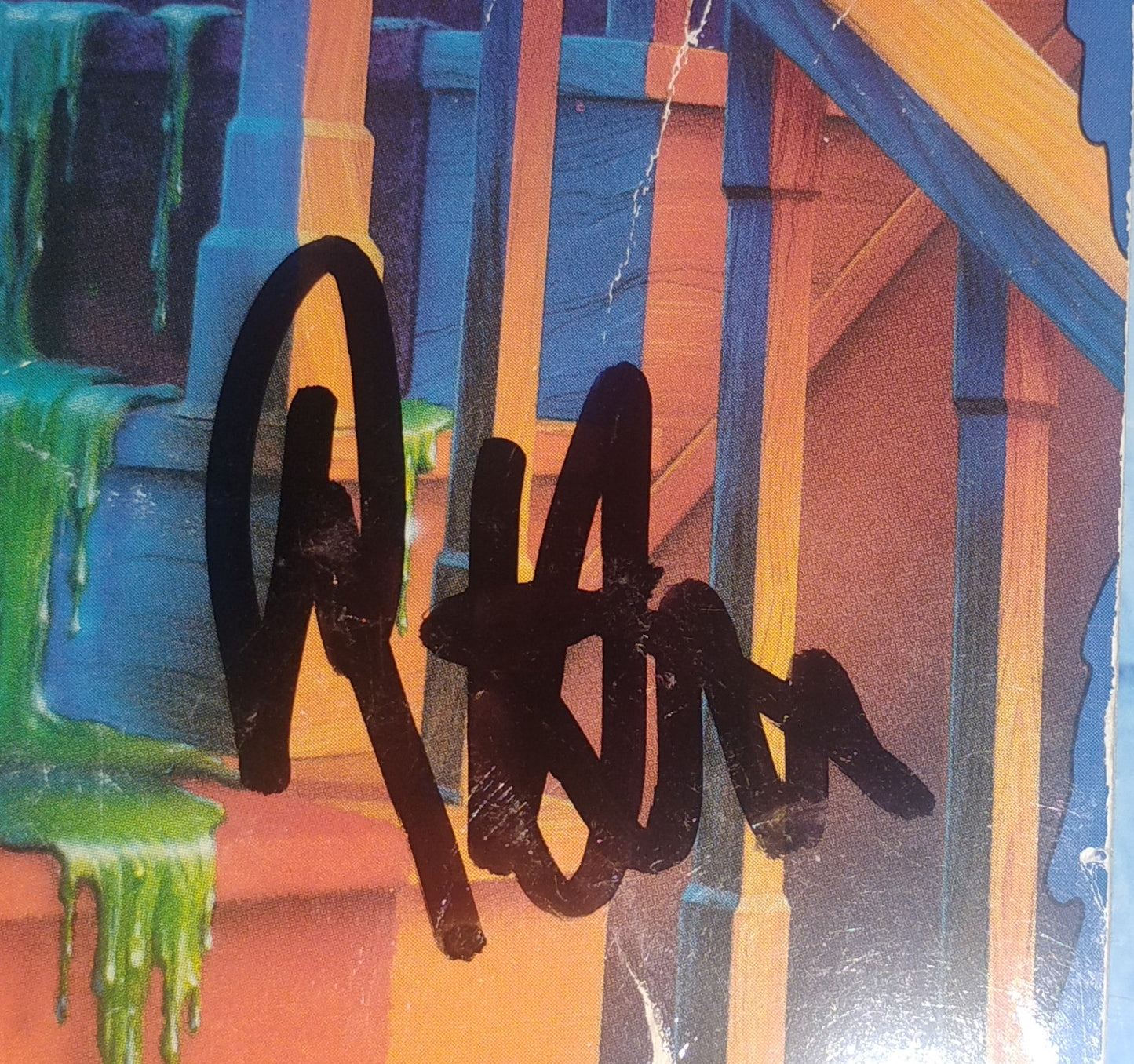 R.L. Stine Hand Signed Autograph Goosebumps Book COA