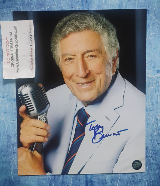 Tony Bennett Hand Signed Autograph 8x10 Photo COA