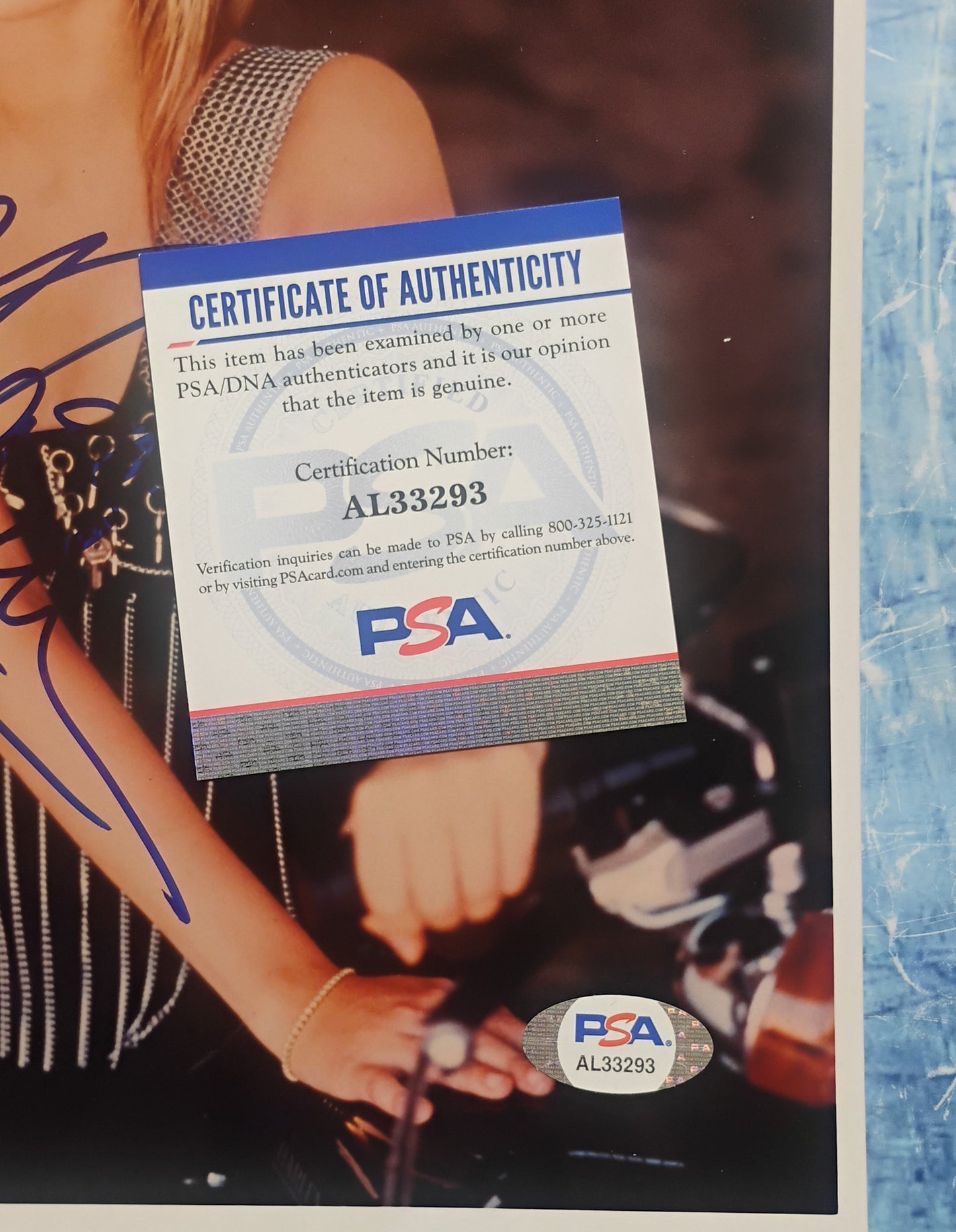 Debbie Gibson Hand Signed Autograph 8x10 Photo PSA COA