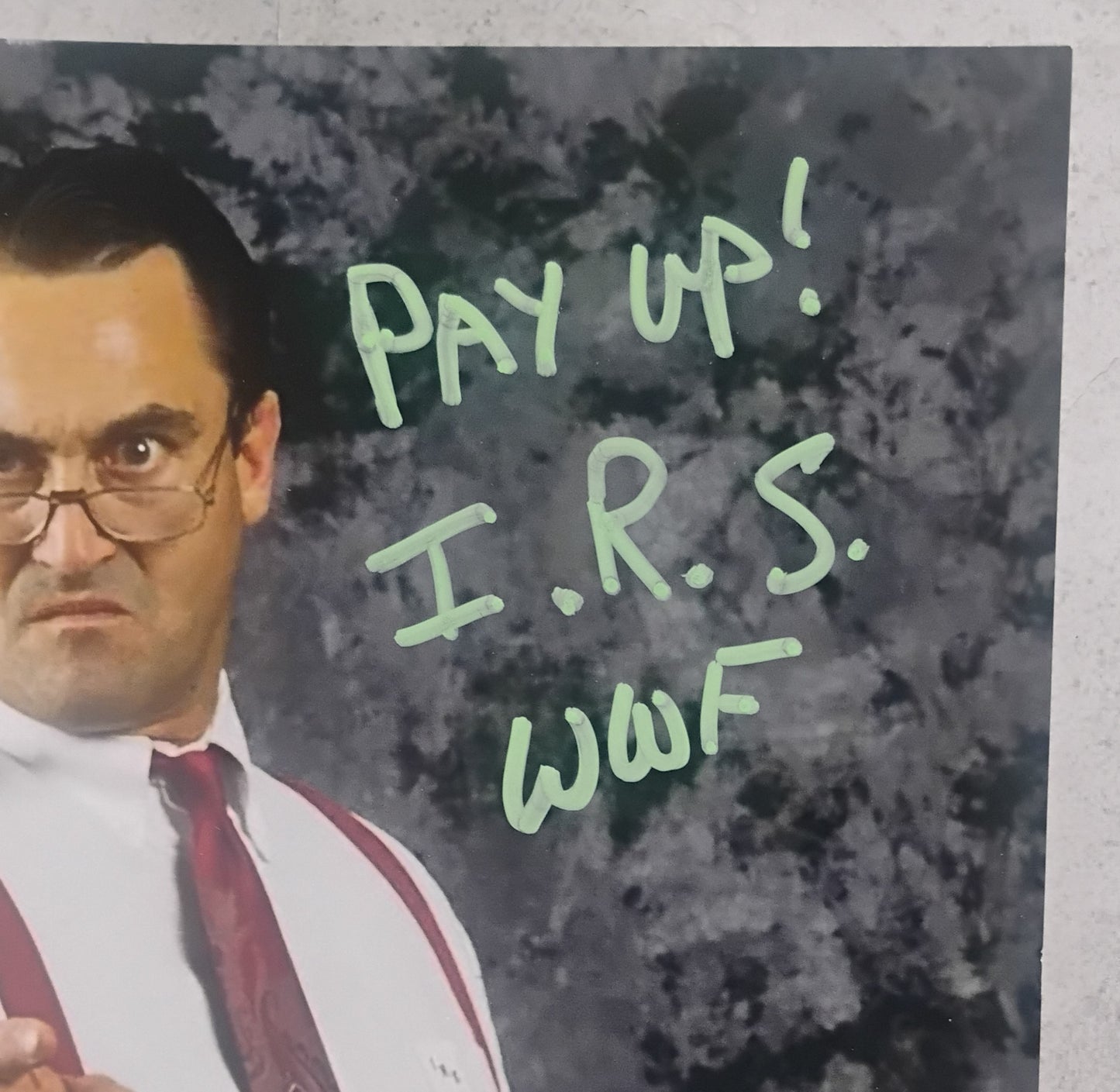 I.R.S. Mike Rotunda Hand Signed Autograph 8x10 Photo COA