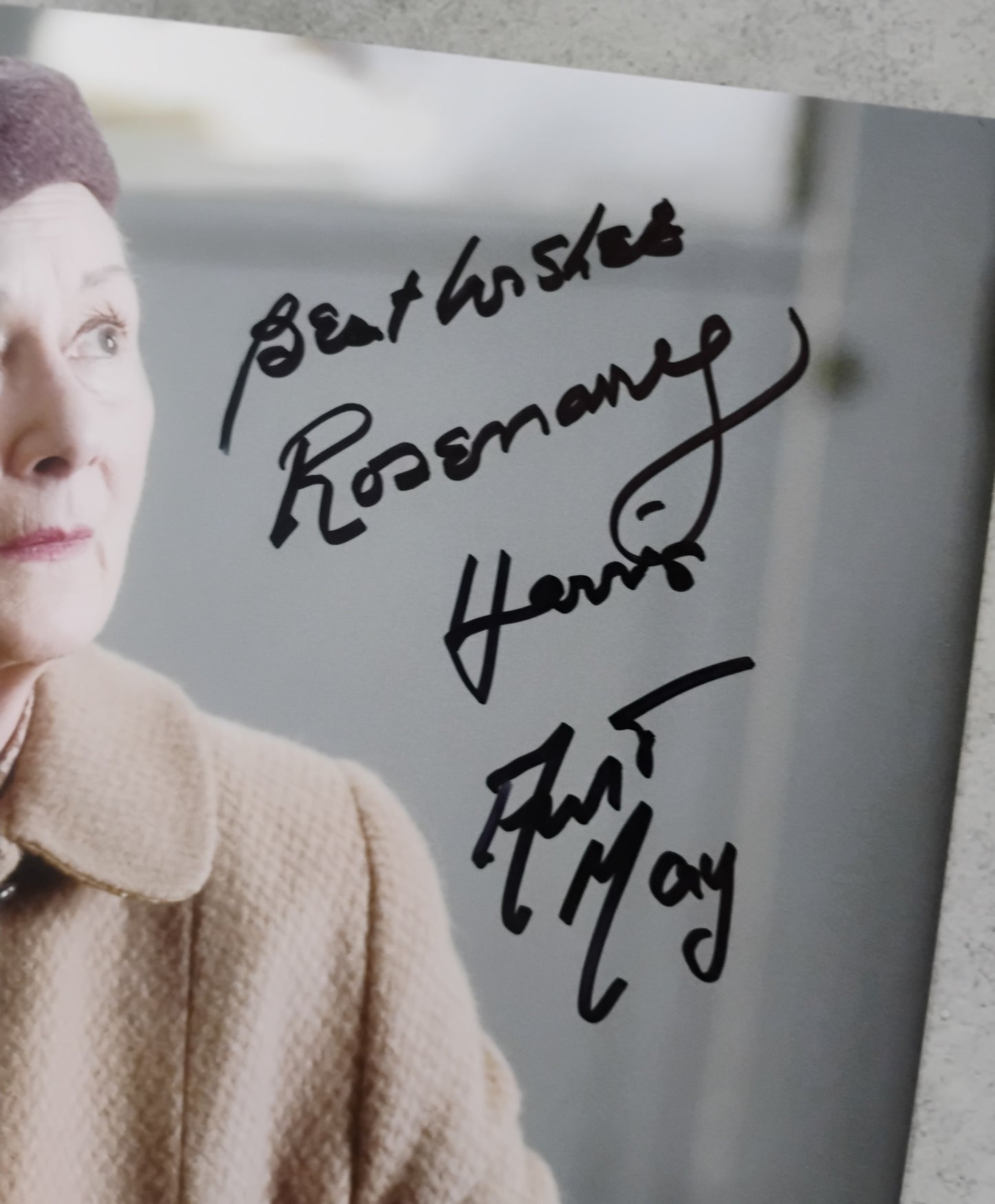 Rosemary Harris Hand Signed Autograph 8x10 Photo COA Spider-man