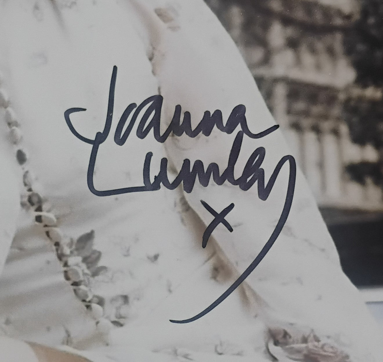 Joanna Lumley Hand Signed Autograph 8x10 Photo BAS COA