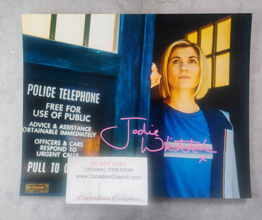Jodie Whittaker Hand Signed Autograph 8x10 Photo COA Doctor Who