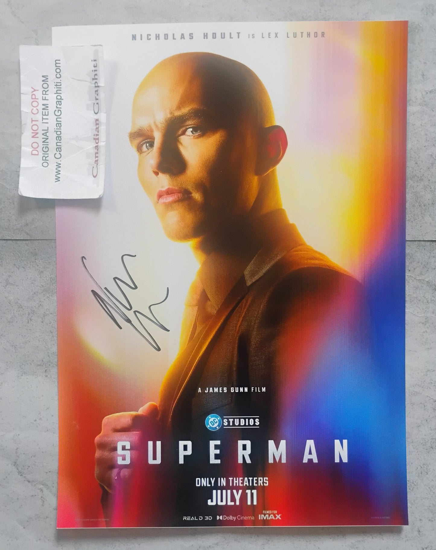 Nicholas Hoult Hand Signed Autograph Photo COA Superman